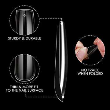 Wellquinn Square Nail Tips for Stunning Press On Nails