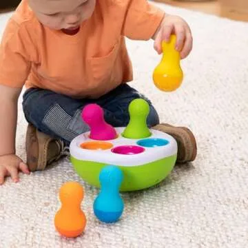 Fat Brain SpinnyPins: Engaging Sorting Toy for Toddlers