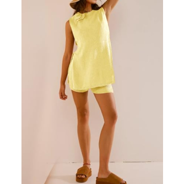 Chic Summer Sweater & Shorts Set for Women – BQDCQB