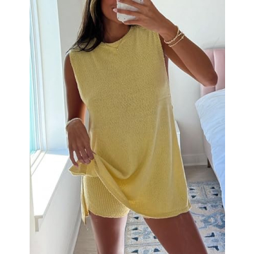 Chic Summer Sweater & Shorts Set for Women – BQDCQB