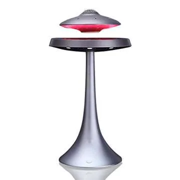 Levitating Floating Speaker, Magnetic UFO Bluetooth Speaker V4.0 , LED Lamp Bluetooth Speaker with 5...