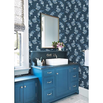 PrintFresh Navy Tiger Queen Wallpaper for Easy Home Decor