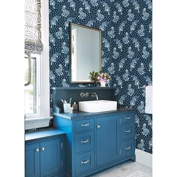 PrintFresh Navy Tiger Queen Wallpaper for Easy Home Decor