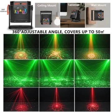 Portable Party Lights - Sound Activated Disco Ball Effects