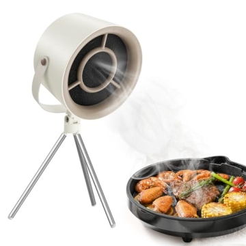 Portable Range Hood, Kitchen Exhaust Fan, Desktop Range Hood for Cooking, Detachable Mini Extractor ...