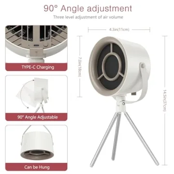 Portable Range Hood, Kitchen Exhaust Fan, Desktop Range Hood for Cooking, Detachable Mini Extractor Hood with 3 Speed, 5 Changeable Filter, Strong Suction for Indoor BBQ, Hot Pot