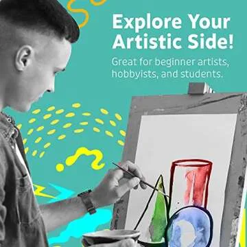 Artlicious Acrylic Paint Brush Set for Kids and Adults