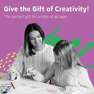 Artlicious Acrylic Paint Brush Set for Kids and Adults