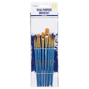 Artlicious Acrylic Paint Brush Set for Kids and Adults