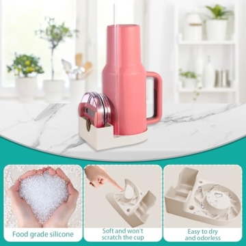 RAUWIZX Silicone Drying Rack for Stanley Mugs and Tumblers