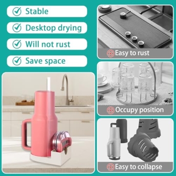 RAUWIZX Silicone Drying Rack for Stanley Mugs and Tumblers