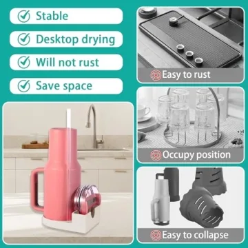 RAUWIZX Silicone Drying Rack for Stanley Mugs and Tumblers