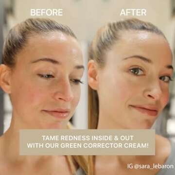 Meebak Cica Redness Solution Cream | Redness Relief for Face | Green Color-Corrector | BB Cream for ...