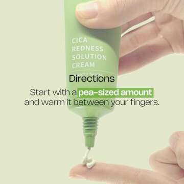 Meebak Cica Redness Solution Cream | Redness Relief for Face | Green Color-Corrector | BB Cream for Sensitive Skin | Green Color Corrector - Fair to Medium Skin