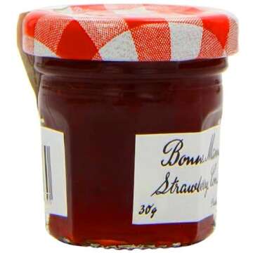 Bonne Maman Strawberry Preserve - Mini Jars of Joy