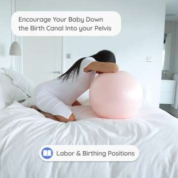 BABYGO Peanut Ball for Labor and Pregnancy Comfort