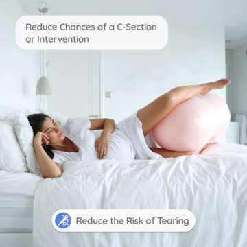 BABYGO Peanut Ball for Labor and Pregnancy Comfort