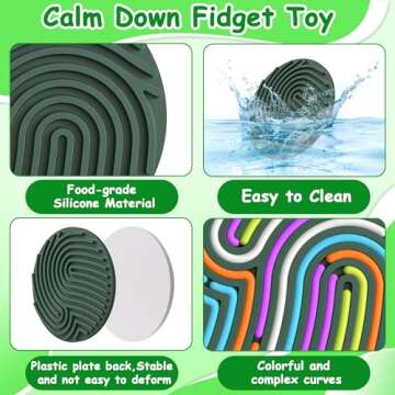 Sensory Activity Board: Portable Fidget Toy for Kids