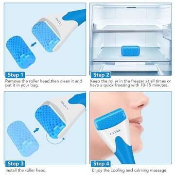 LATME Ice Roller for Face and Migraine Pain Relief