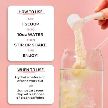 Ascent Clean Hydration + Energy Powder - 400mg Electrolytes