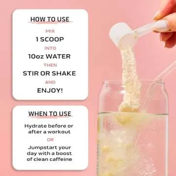 Ascent Clean Hydration + Energy Powder - 400mg Electrolytes