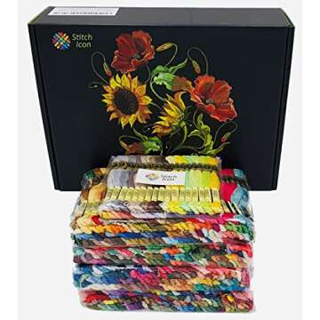 482 Colors Egyptian Cotton Embroidery Thread for Crafting