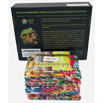 482 Colors Egyptian Cotton Embroidery Thread for Crafting