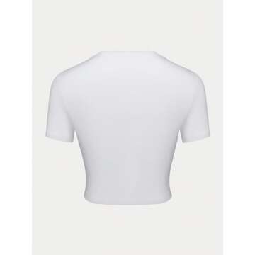 SOLY HUX Women's Baby Tees for Women Y2K Graphic Tops Letter Print Short Sleeve Crop Tops 90s T-Shir...