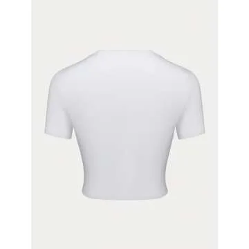 SOLY HUX Women's Baby Tees for Women Y2K Graphic Tops Letter Print Short Sleeve Crop Tops 90s T-Shir...