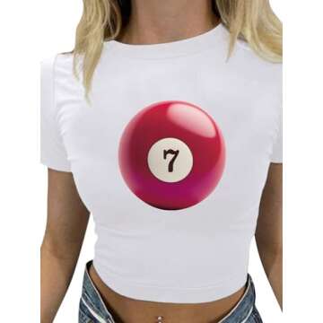 Trendy SOLY HUX Graphic Baby Tee for Women