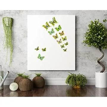RENUIS 24PCS 3D Butterfly Wall Decals for Home Decor