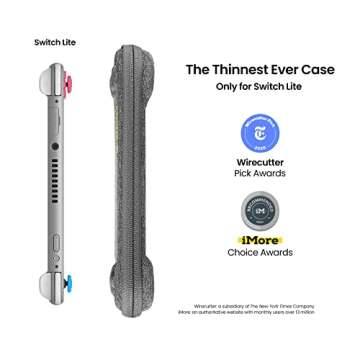 tomtoc Switch Lite Case - Slim, Military-Level Protection & Game Storage