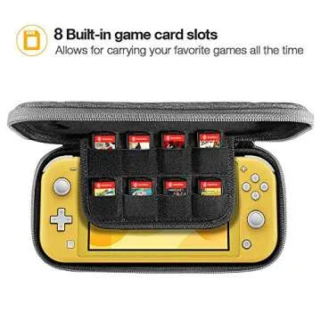tomtoc Slim Protective Switch Lite Case with 8 Game Slots