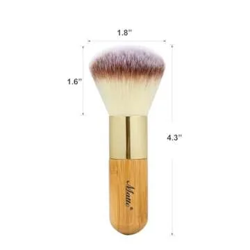 Matto Bamboo Powder Mineral Kabuki Brush - Large Coverage Powder Mineral Foundation Makeup Brush 1 Piece