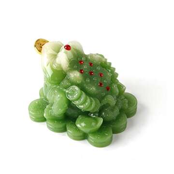 BOYULL Feng Shui Money Frog Statue for Wealth and Luck