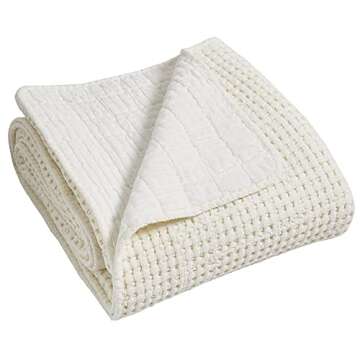 Levtex Home Mills Waffle King Quilted Bedspread Set