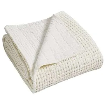 Levtex Home Mills Waffle King Quilted Bedspread Set