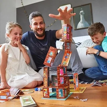 HABA Rhino Hero Super Battle Exciting Family Stacking Game