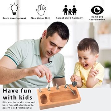 MEROCO Montessori Screw Driver Board for Kids Educational Toy