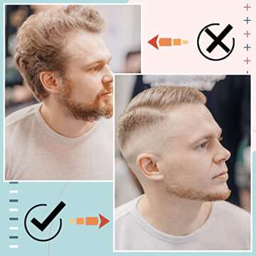 Yinkin 4 Pieces Folding Hair Brush Mini Foldable Hair Combs Compact Portable Pocket Size Travel Brush for Women Men Family School Travel Car Gym Bag Purse(Multicolor)