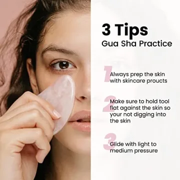 Rose Quartz Gua Sha Massager Radiant Skin Care Tool