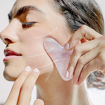Rose Quartz Gua Sha Massager Radiant Skin Care Tool