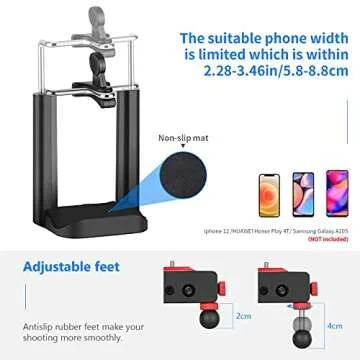 Neewer Camera Slider Carbon Fiber Dolly Rail, 16 inches/40 centimeters with 4 Bearings for Smartphone Nikon Canon Sony Camera 12lbs Loading