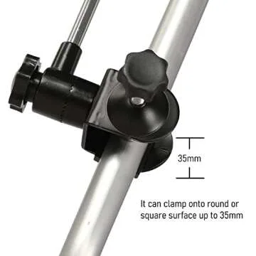 AMMSUN 43" Chair Umbrella Universal Clamp UPF 50+