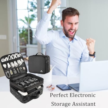 MATEIN Waterproof Travel Cable Organizer Bag for Electronics