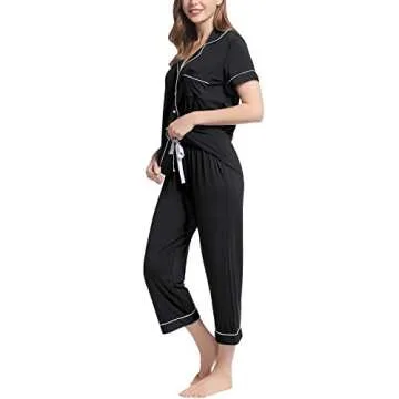 Joyaria Women's Ultra Soft Short Sleeve Pajama Set