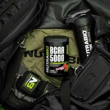 NutraBio BCAA 5000 Powder - Vegan Fermented BCAAs - Supports Lean Muscle Growth, Recovery, Endurance - 60 Servings - Dragonfruit Candy