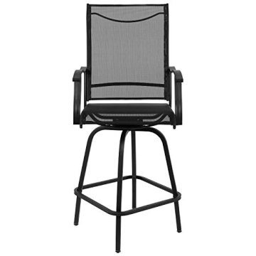 Stylish Swivel Patio Barstools Set of 2 for Outdoor Use