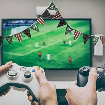 Football Pennant Banner Set for Sports Party Decor