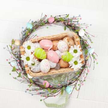Easter Garland for Redeemed Festivities and Decor